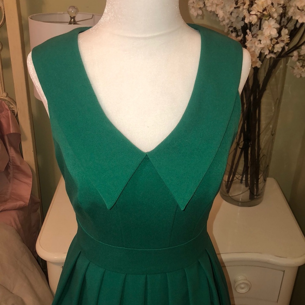 ASOS Green Sleeveless Dress Dear Creatures ModCloth unique vintage - Picture 4 of 11